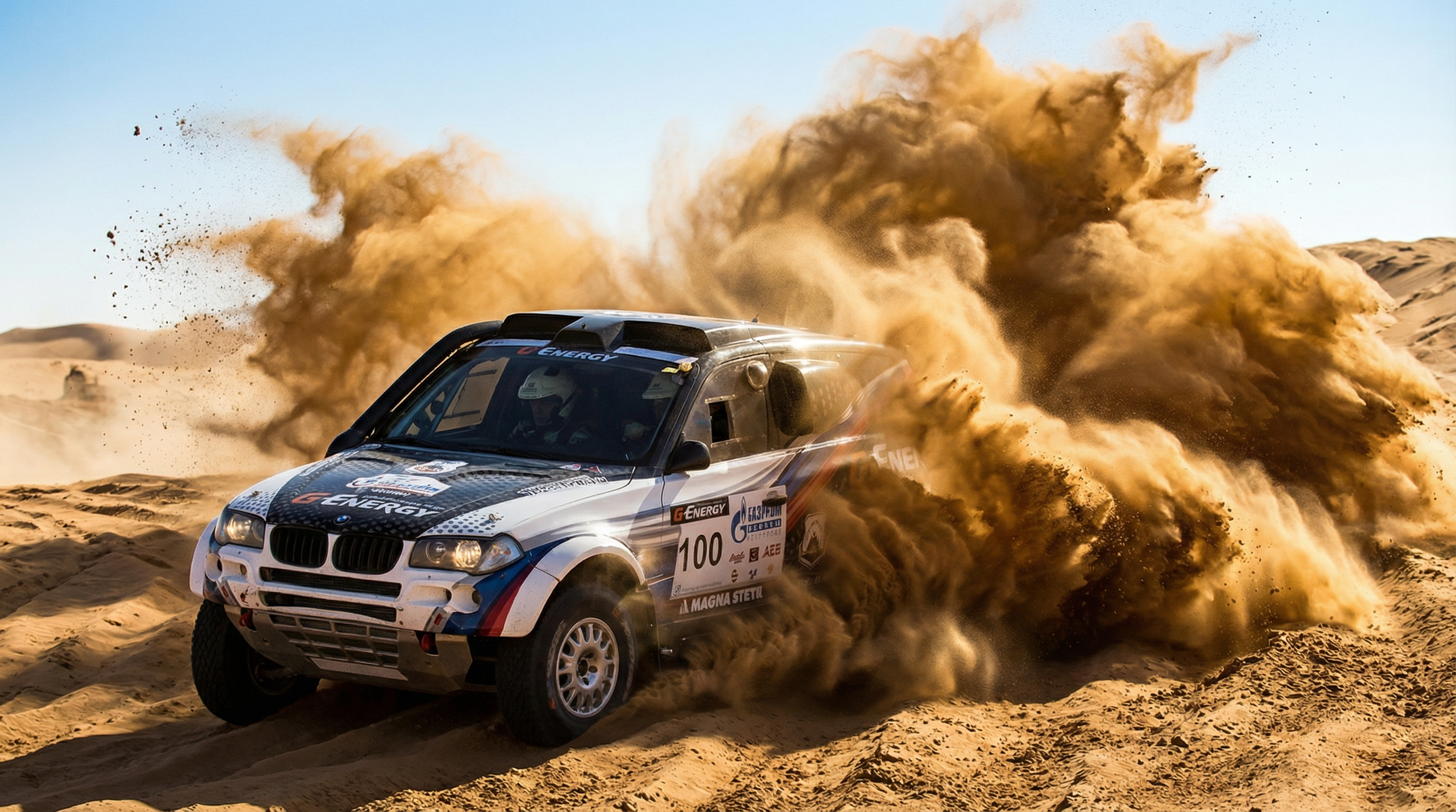 Журналисты протестируют масла G-Energy Racing во время ралли-рейда «Золото Кагана – 2015»